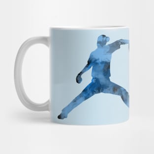 Baseball Player - Blue Mug